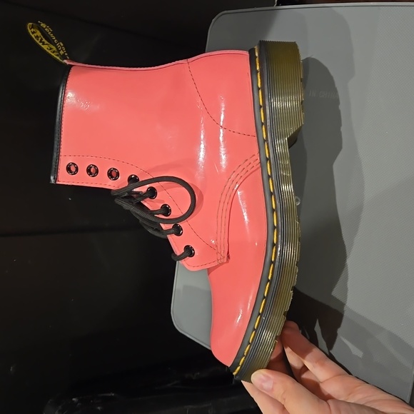 Doc Martens Boots- rare color! Melon pink - Picture 3 of 17